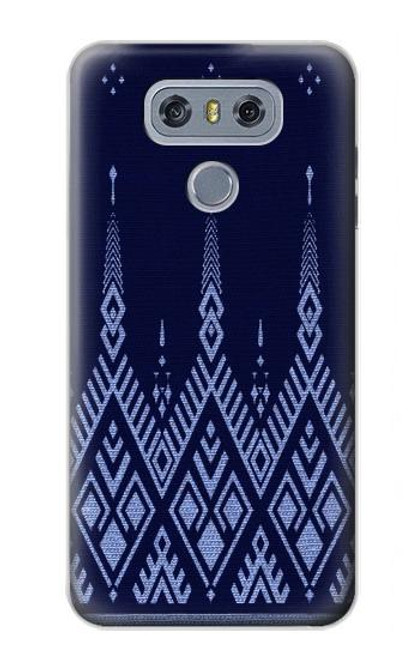 S3950 Textile Thai Blue Pattern Case For LG G6