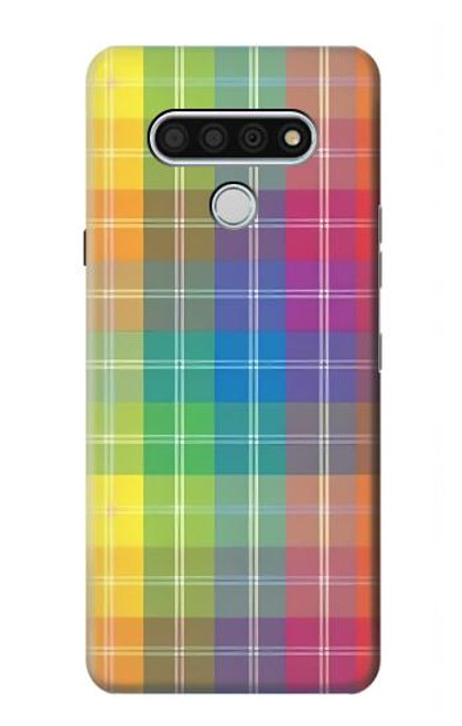 S3942 LGBTQ Rainbow Plaid Tartan Case For LG Stylo 6
