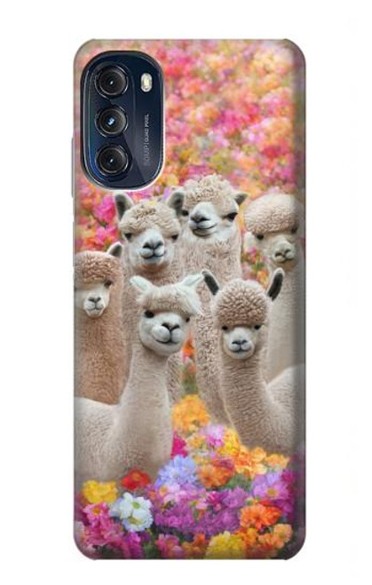 S3916 Alpaca Family Baby Alpaca Case For Motorola Moto G (2022)