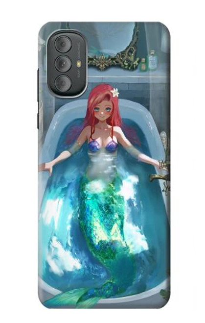 S3911 Cute Little Mermaid Aqua Spa Case For Motorola Moto G Power 2022, G Play 2023