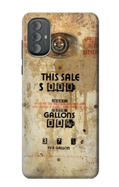 S3954 Vintage Gas Pump Case For Motorola Moto G Power 2022, G Play 2023