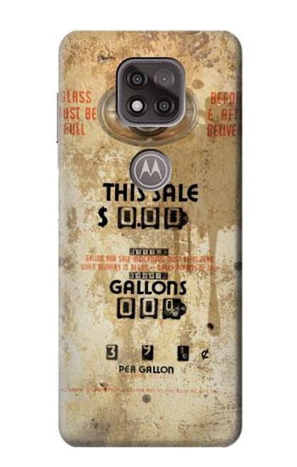 S3954 Vintage Gas Pump Case For Motorola Moto G Power (2021)