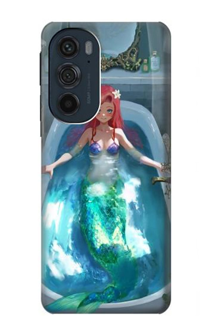 S3911 Cute Little Mermaid Aqua Spa Case For Motorola Edge 30 Pro