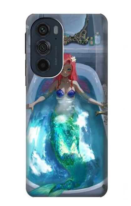 S3912 Cute Little Mermaid Aqua Spa Case For Motorola Edge 30 Pro