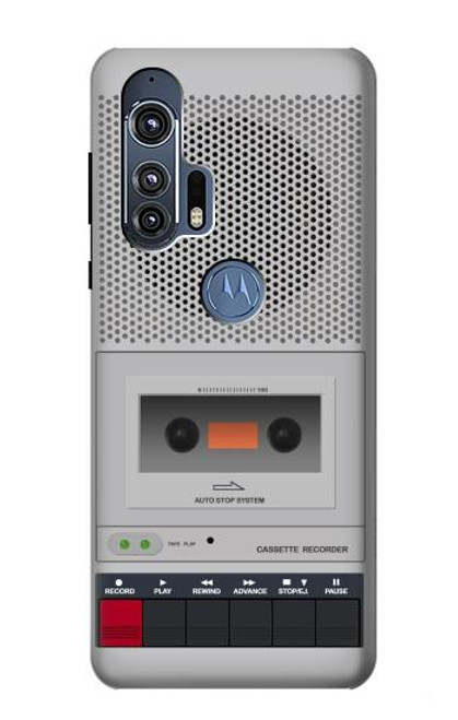S3953 Vintage Cassette Player Graphic Case For Motorola Edge+