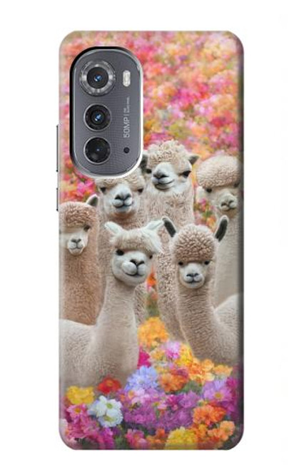 S3916 Alpaca Family Baby Alpaca Case For Motorola Edge (2022)