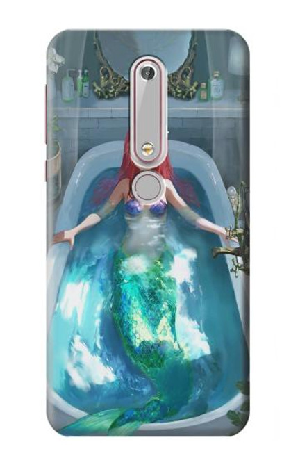 S3911 Cute Little Mermaid Aqua Spa Case For Nokia 6.1, Nokia 6 2018