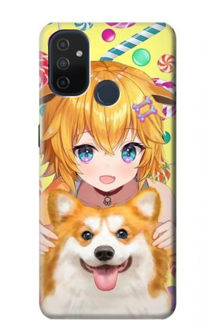 S3918 Baby Corgi Dog Corgi Girl Candy Case For OnePlus Nord N100