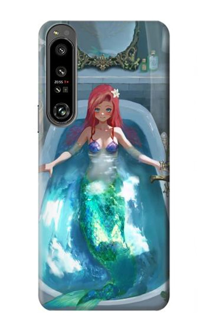 S3911 Cute Little Mermaid Aqua Spa Case For Sony Xperia 1 IV