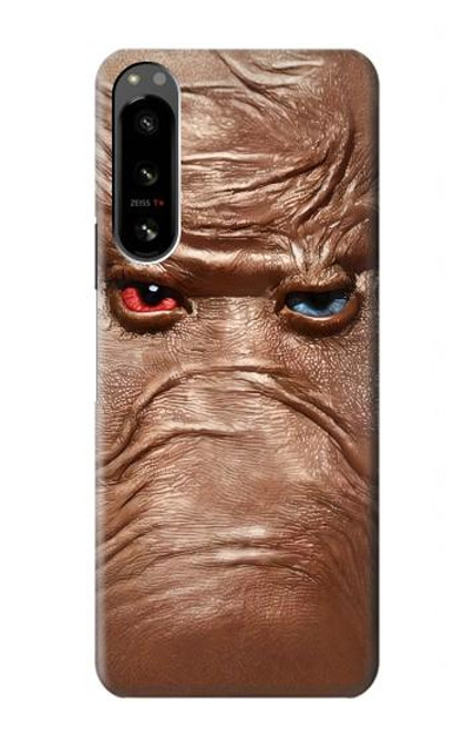 S3940 Leather Mad Face Graphic Paint Case For Sony Xperia 5 IV