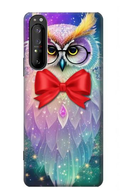 S3934 Fantasy Nerd Owl Case For Sony Xperia 1 II