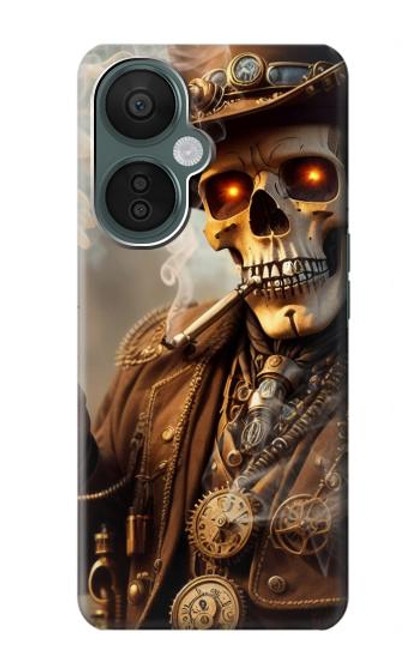 S3949 Steampunk Skull Smoking Case For OnePlus Nord CE 3 Lite, Nord N30 5G