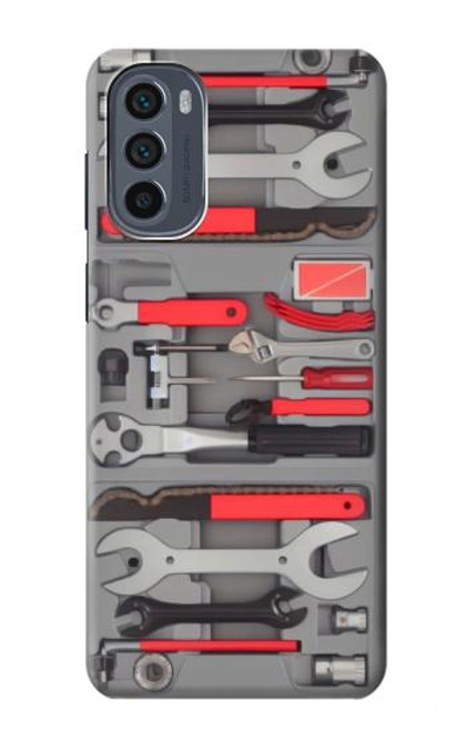 S3921 Bike Repair Tool Graphic Paint Case For Motorola Moto G62 5G