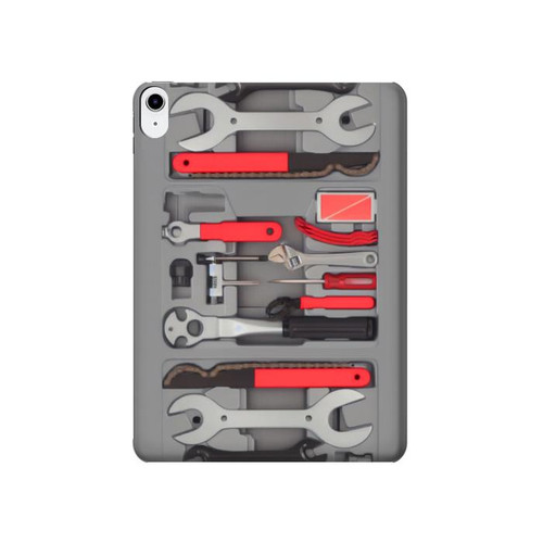 S3921 Bike Repair Tool Graphic Paint Hard Case For iPad 10.9 (2025,2022)