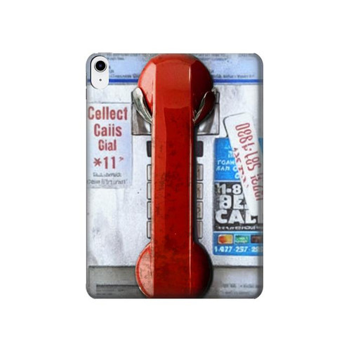 S3925 Collage Vintage Pay Phone Hard Case For iPad 10.9 (2022)