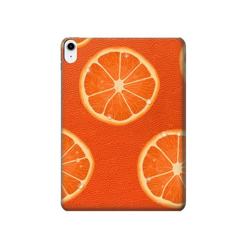 S3946 Seamless Orange Pattern Hard Case For iPad 10.9 (2022)