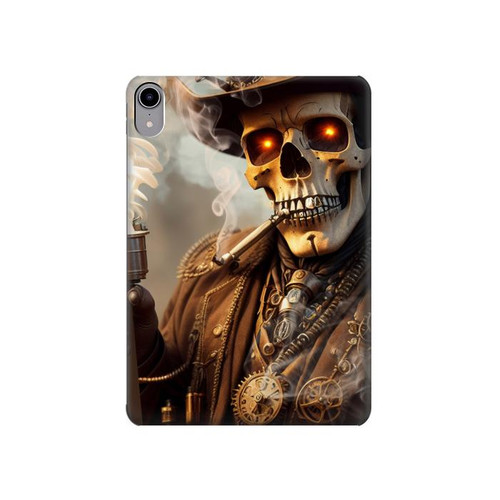 S3949 Steampunk Skull Smoking Hard Case For iPad mini 6, iPad mini (2021)