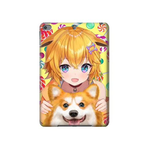 S3918 Baby Corgi Dog Corgi Girl Candy Hard Case For iPad mini 4, iPad mini 5, iPad mini 5 (2019)