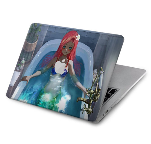 S3912 Cute Little Mermaid Aqua Spa Hard Case For MacBook Air 13″ - A1932, A2179, A2337