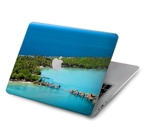 S0844 Bora Bora Island Hard Case For MacBook Air 15″ (2023,2024,2025) - A2941, A3114, A3241