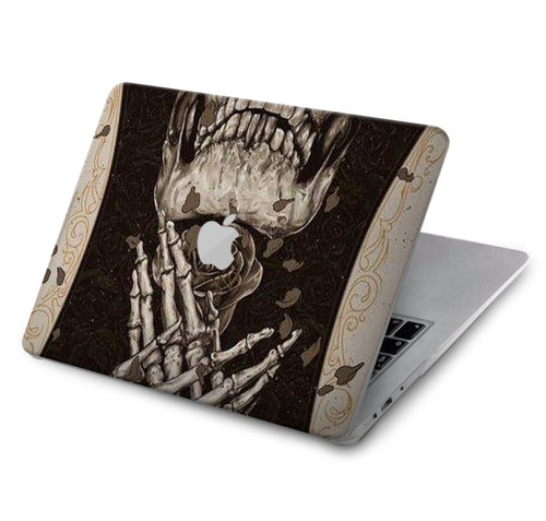 S1676 Skull Rose Hard Case For MacBook Air 15″ (2023,2024) - A2941, A3114