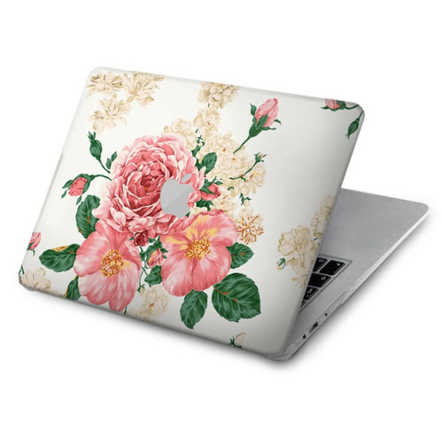 S1859 Rose Pattern Hard Case For MacBook Air 15″ (2023,2024) - A2941, A3114