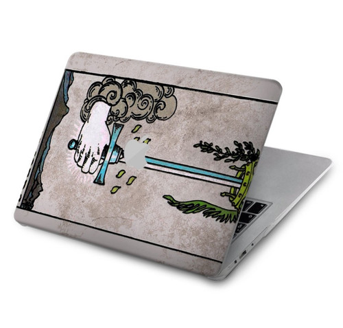 S2482 Tarot Card Ace of Swords Hard Case For MacBook Air 15″ (2023,2024) - A2941, A3114