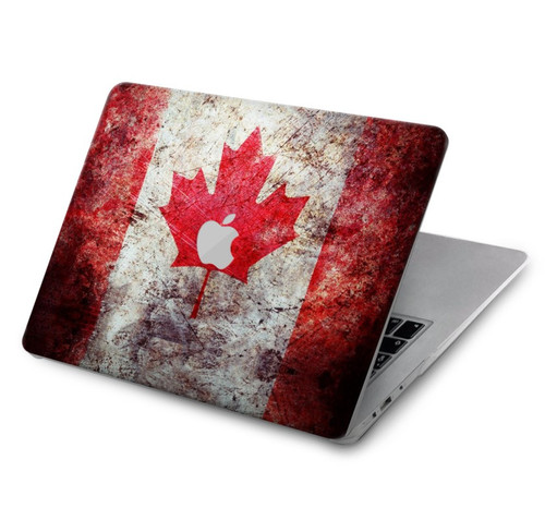 S2490 Canada Maple Leaf Flag Texture Hard Case For MacBook Air 15″ (2023,2024) - A2941, A3114