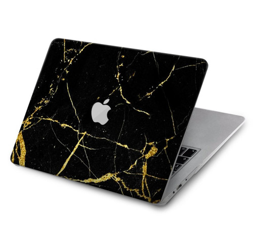 S2896 Gold Marble Graphic Printed Hard Case For MacBook Air 15″ (2023,2024) - A2941, A3114