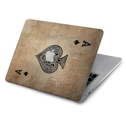 S2928 Vintage Spades Ace Card Hard Case For MacBook Air 15″ (2023,2024) - A2941, A3114