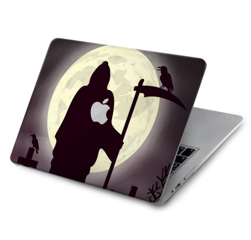 S3262 Grim Reaper Night Moon Cemetery Hard Case For MacBook Air 15″ (2023,2024) - A2941, A3114