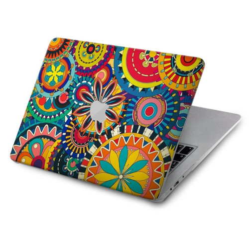 S3272 Colorful Pattern Hard Case For MacBook Air 15″ (2023,2024) - A2941, A3114