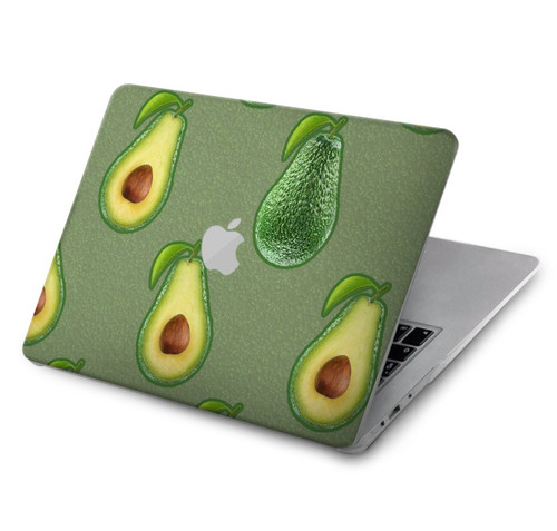 S3285 Avocado Fruit Pattern Hard Case For MacBook Air 15″ (2023,2024) - A2941, A3114