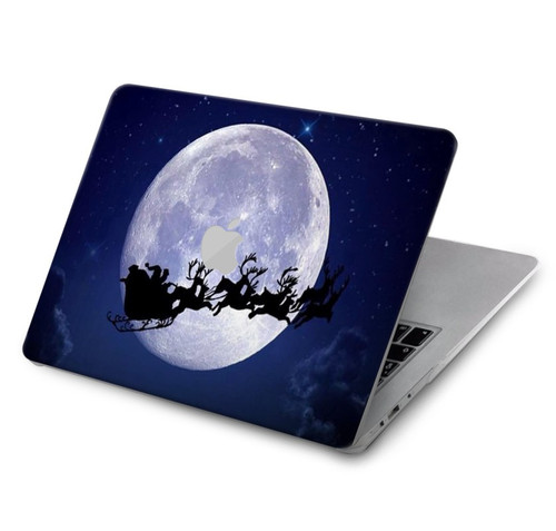 S3508 Xmas Santa Moon Hard Case For MacBook Air 15″ (2023,2024) - A2941, A3114