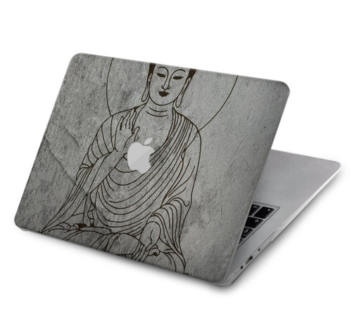 S3873 Buddha Line Art Hard Case For MacBook Air 15″ (2023,2024) - A2941, A3114