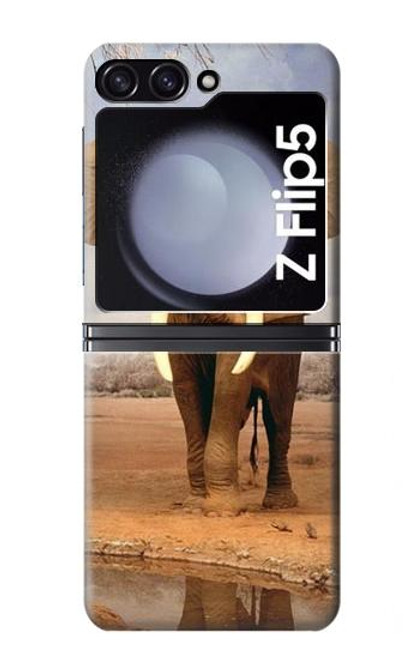 S0310 African Elephant Case For Samsung Galaxy Z Flip 5