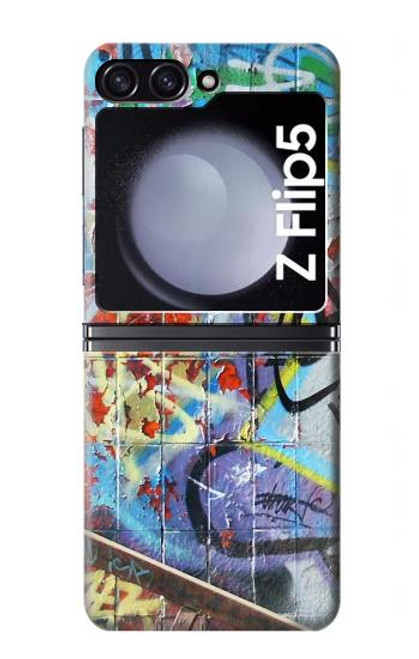 S0588 Wall Graffiti Case For Samsung Galaxy Z Flip 5