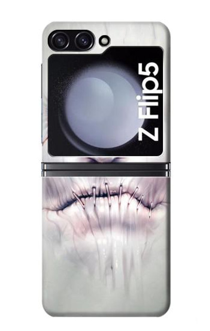 S0884 Horror Face Case For Samsung Galaxy Z Flip 5