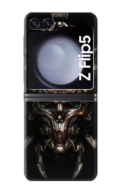 S1027 Hardcore Metal Skull Case For Samsung Galaxy Z Flip 5