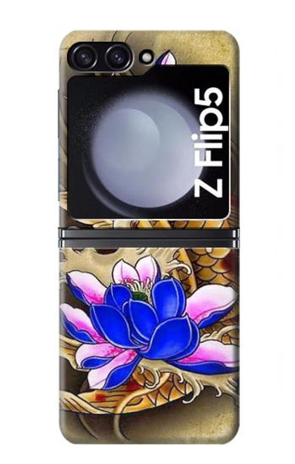 S1604 Carp Koi Fish Japanese Tattoo Case For Samsung Galaxy Z Flip 5