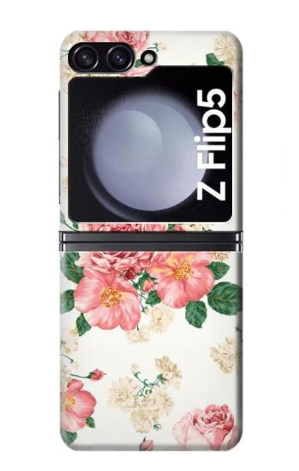 S1859 Rose Pattern Case For Samsung Galaxy Z Flip 5
