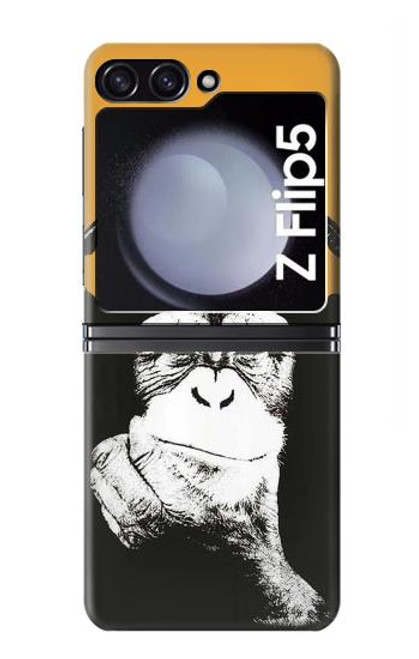 S2324 Funny Monkey with Headphone Pop Music Case For Samsung Galaxy Z Flip 5
