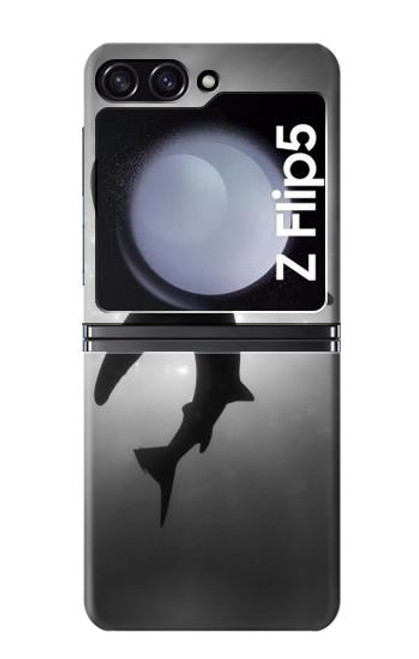 S2367 Shark Monochrome Case For Samsung Galaxy Z Flip 5