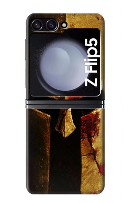 S2439 Warrior Spartan Helmet Case For Samsung Galaxy Z Flip 5