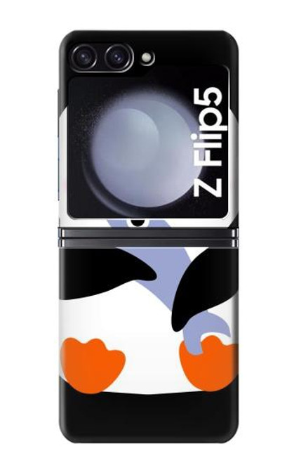 S2631 Cute Baby Penguin Case For Samsung Galaxy Z Flip 5