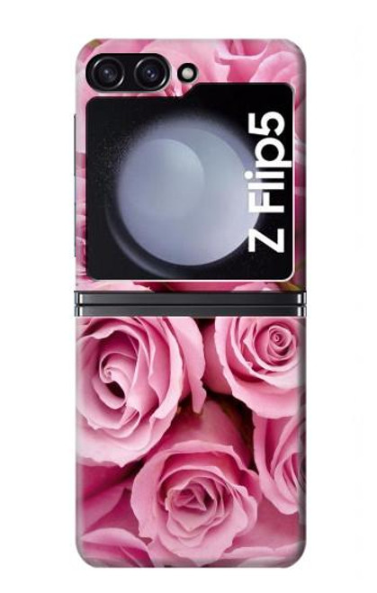 S2943 Pink Rose Case For Samsung Galaxy Z Flip 5 S2943 Pink Rose Case For Samsung Galaxy Z Flip 5