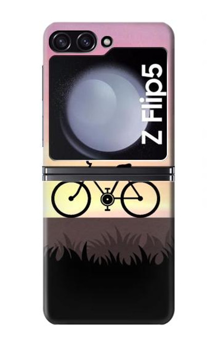 S3252 Bicycle Sunset Case For Samsung Galaxy Z Flip 5