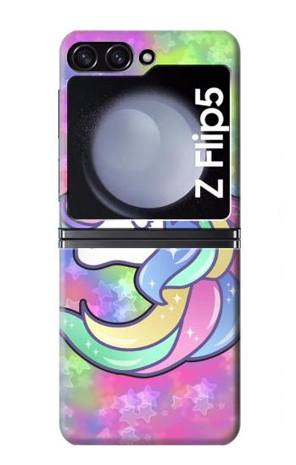 S3264 Pastel Unicorn Case For Samsung Galaxy Z Flip 5