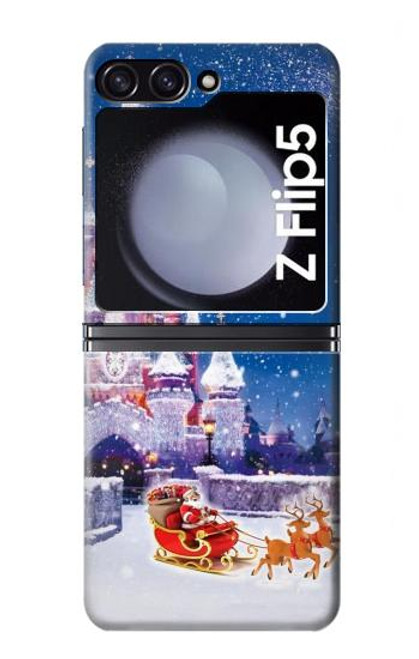 S3282 Santa Xmas Castle Case For Samsung Galaxy Z Flip 5