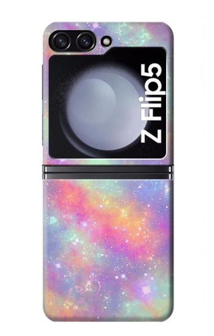 S3706 Pastel Rainbow Galaxy Pink Sky Case For Samsung Galaxy Z Flip 5